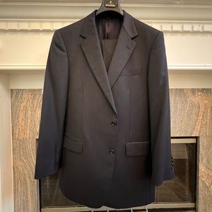 BROOKS BROTHERS 42Lx 36w(pant)  Madison Fit- WOOL pinstripe NAVY 1818 SUIT